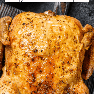 Pinterest Pin for Instant Pot Whole Chicken Recipe