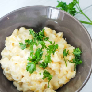 bowl of copycat panera mac and cheese