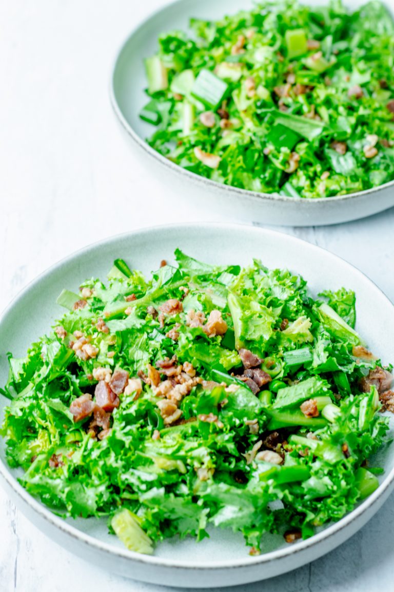 Endive Salad with Hot Bacon Dressing Snug & Cozy Life
