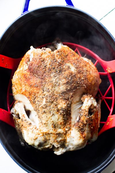 Whole chicken in a pot and instant pot sling