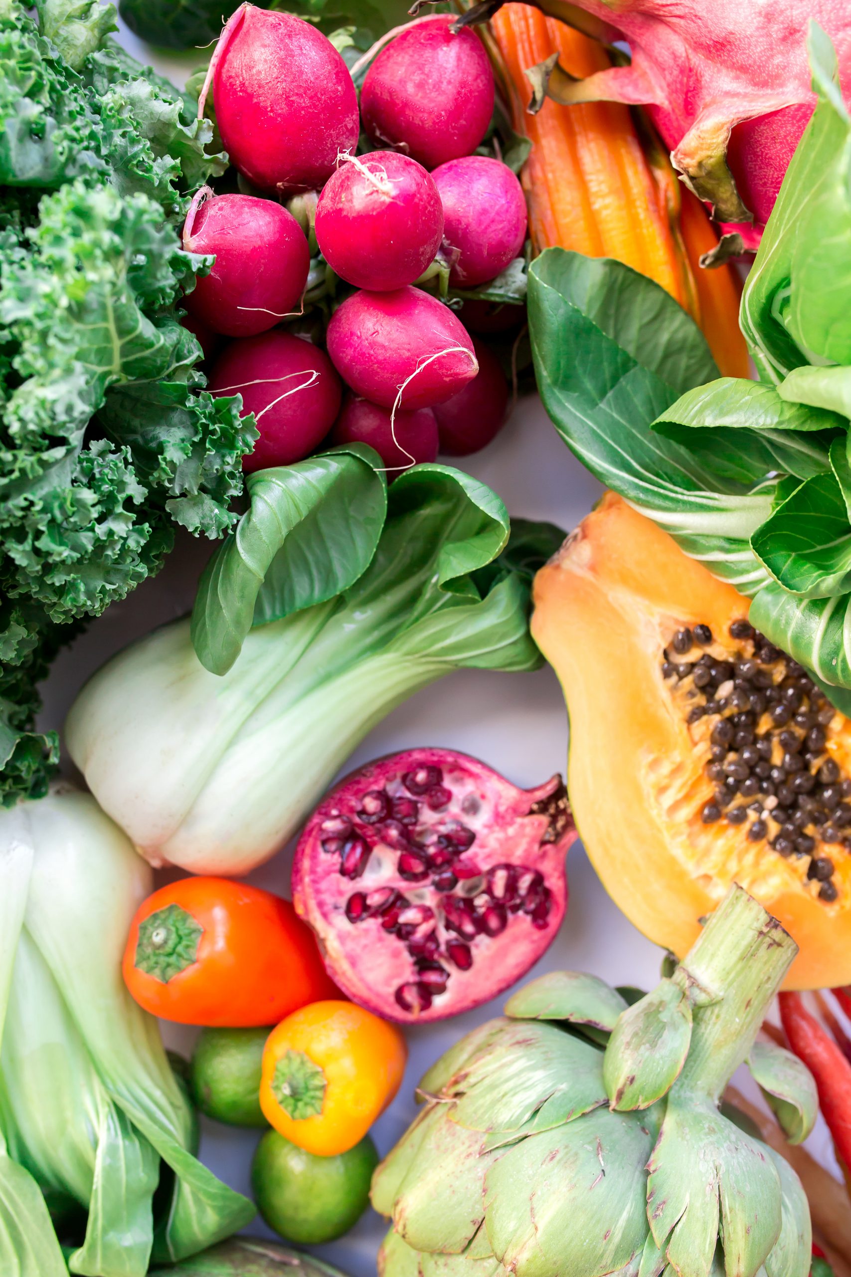 assorted fall fruits and vegetables