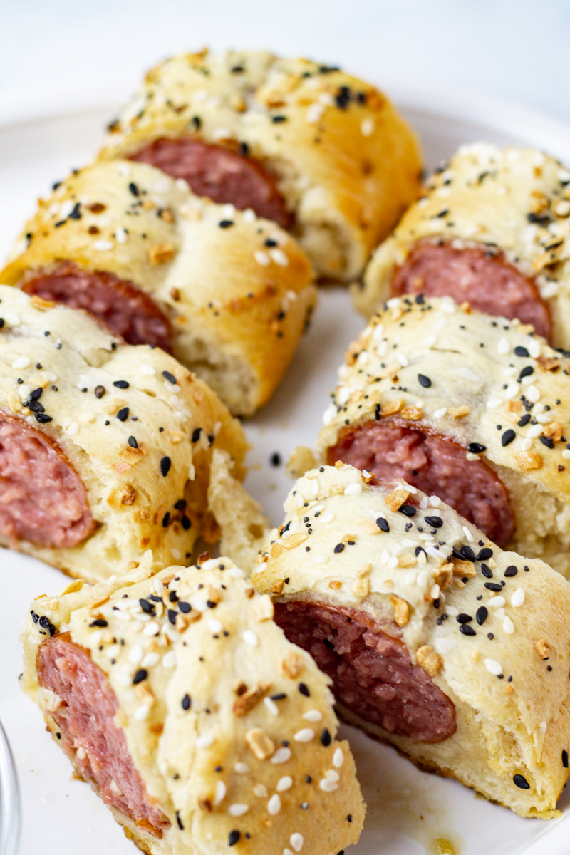 Everything Bagel Seasoning Kielbasa Bites - Snug & Cozy Life