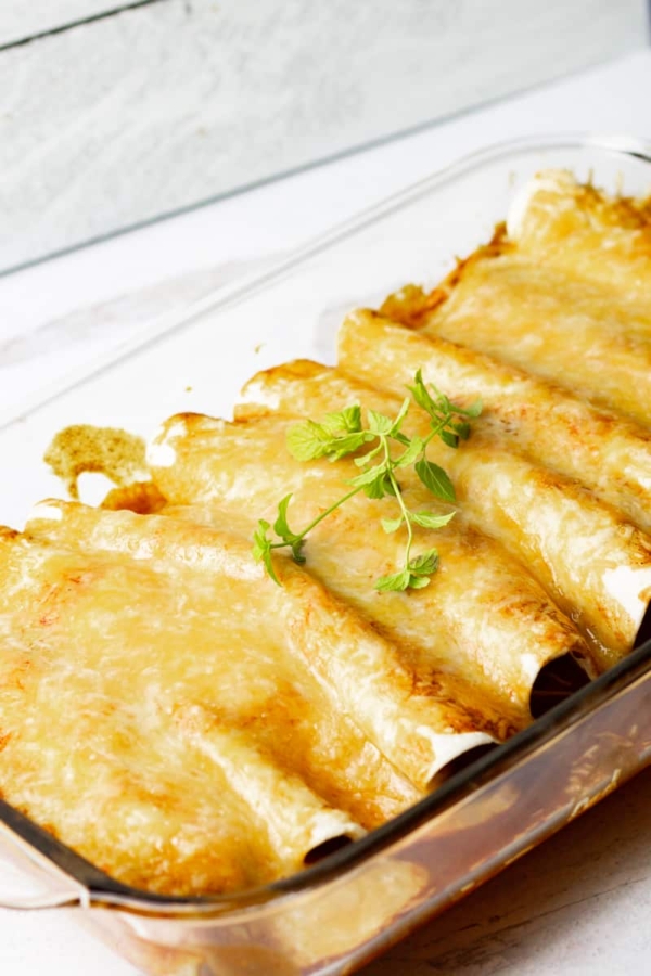 Easy KidFriendly Chicken Enchiladas Snug & Cozy Life