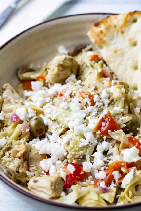 Easy Instant Pot Greek Chicken Recipe with Orzo Snug & Cozy Life