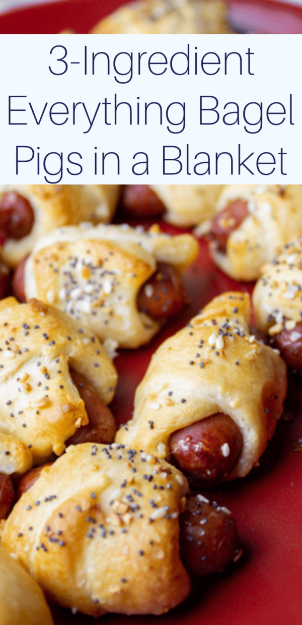 Quick & Easy 3Ingredient Everything But the Bagel Pigs in a Blanket