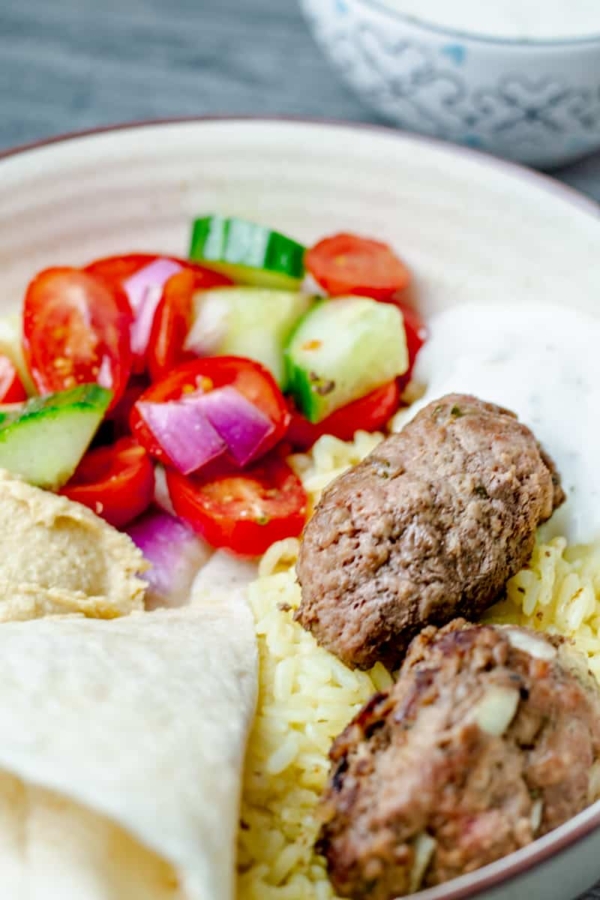 How to Make Easy and Delicious Restaurant Style Kafta (Kofta) Bowls