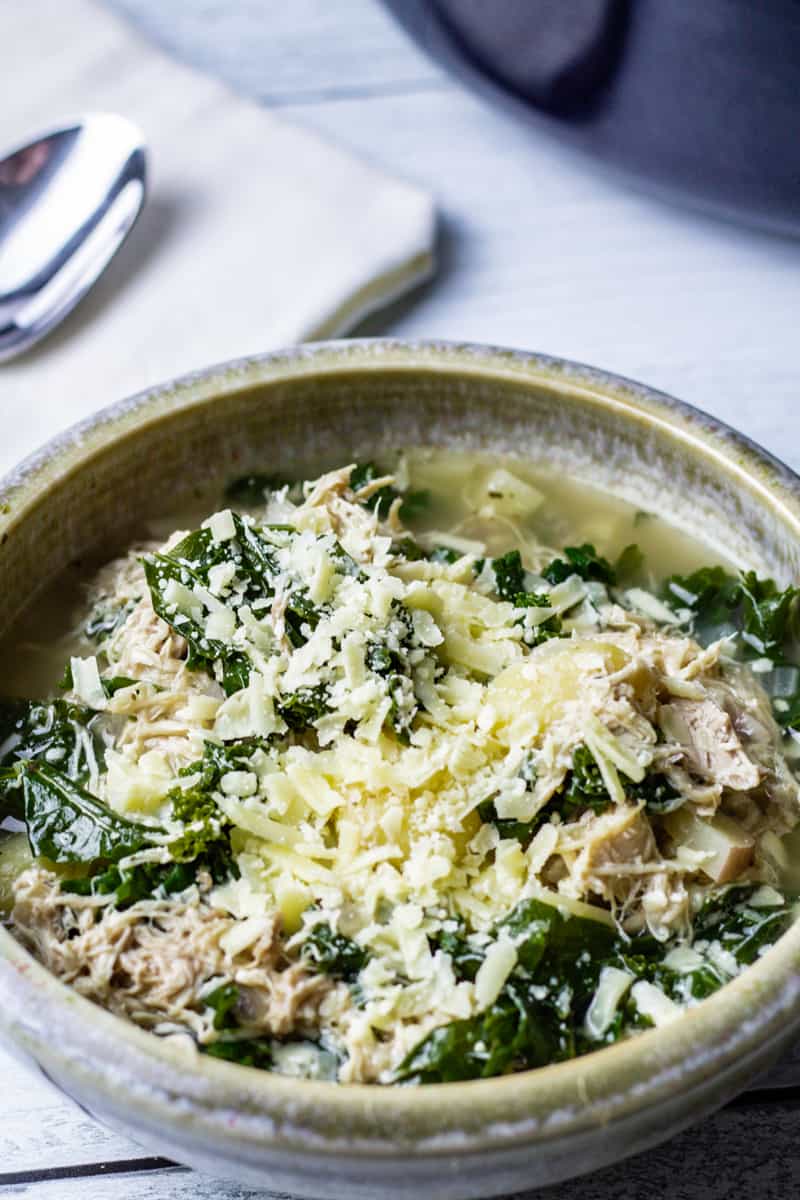 Rustic Chicken Gnocchi Soup (Dutch Oven & Instant Pot Instructions)