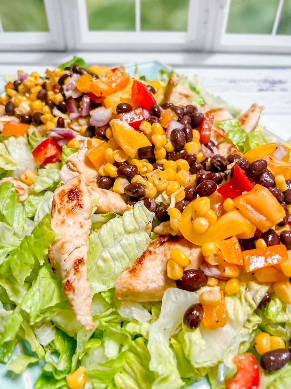 Delicious Cowboy Caviar Salad With Chicken