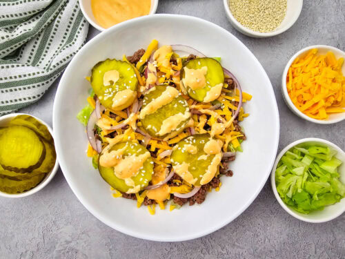 マドカリンダル　BIG EARED BOWL S Low-Carb Big Mac Bowl -